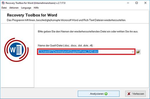 So stellen Sie eine beschädigte RTF-Datei in Windows